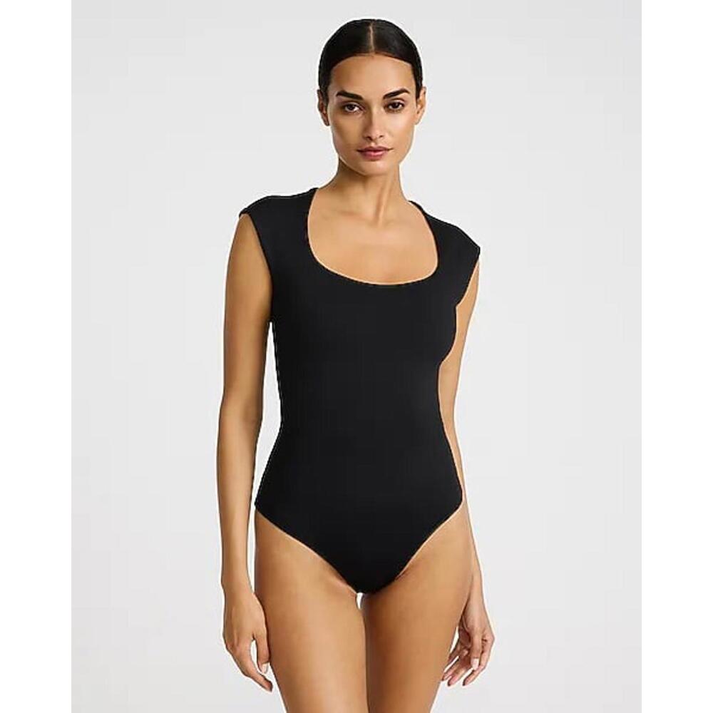 Express Body Contour Black Medium Bodysuit